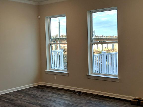 Living room area, which looks out onto the deck