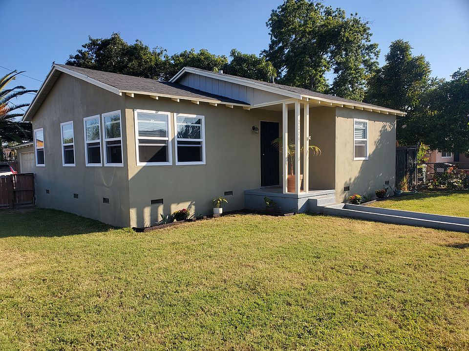 Corner house. Large gated front yard.