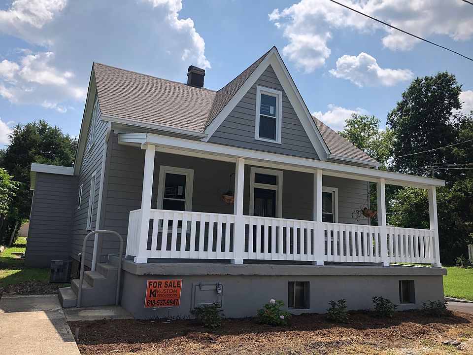 Newly added porch railing