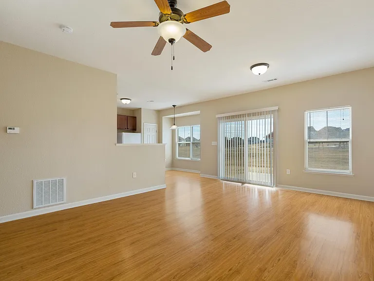 Spacious living area.