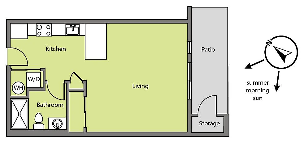 Floor plan 309 Top Floor Chile Line