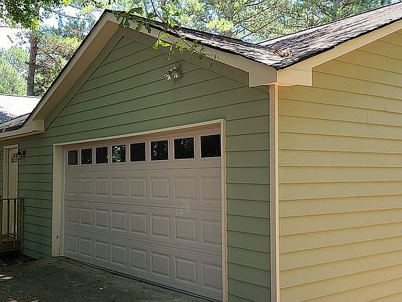 New two car garage door