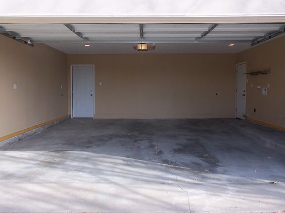 Finished 2 Car Garage