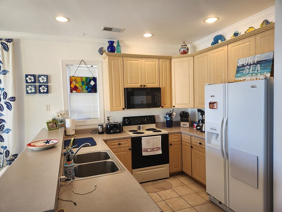 Well stocked kitchen.