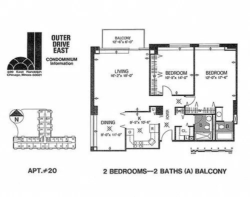 Floor plan Tier 20