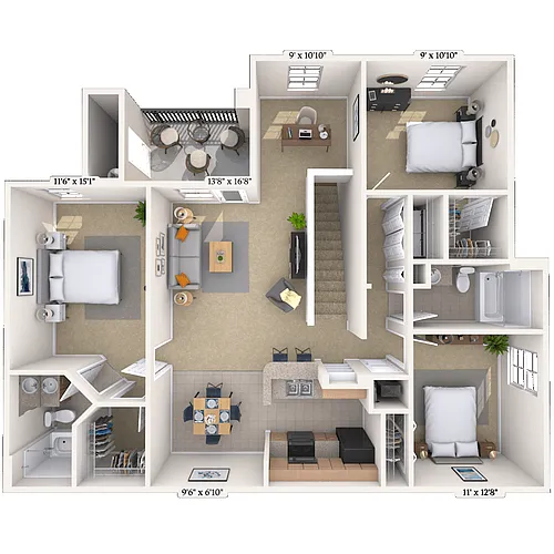 Floor plan C3D
