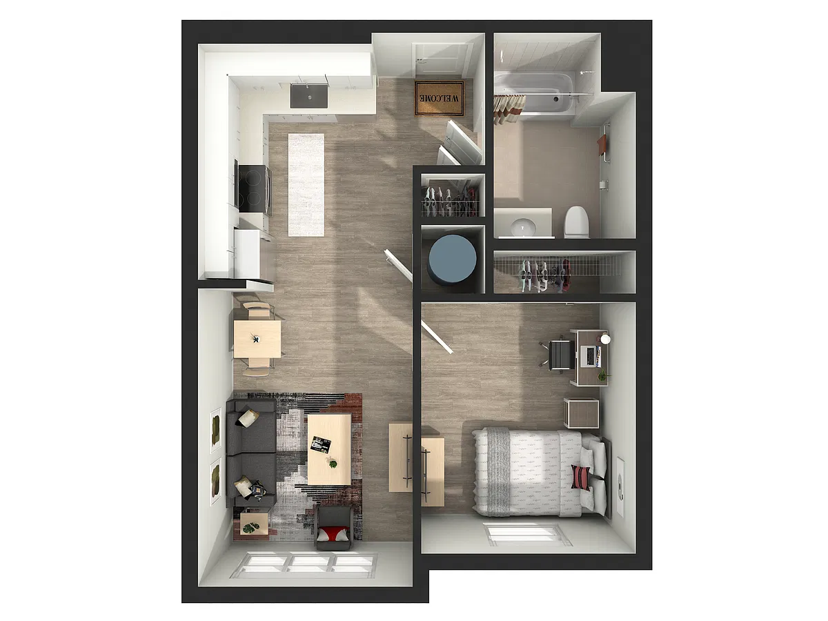 Floor plan The Marte A1
