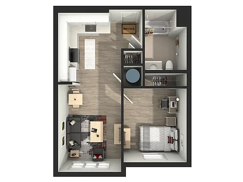 Floor plan The Marte A1