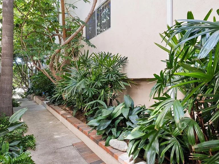 Walkways by Entrance to Townhouse