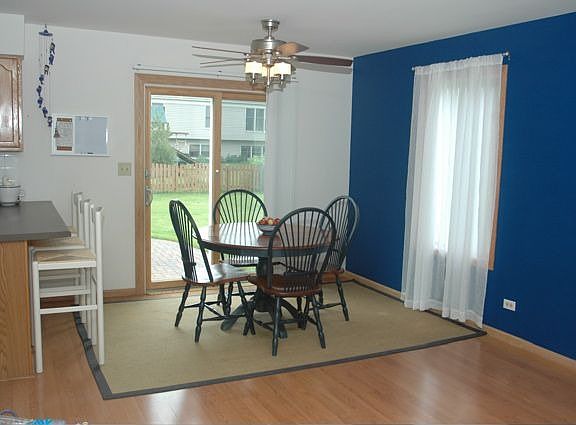 Dining area of family room