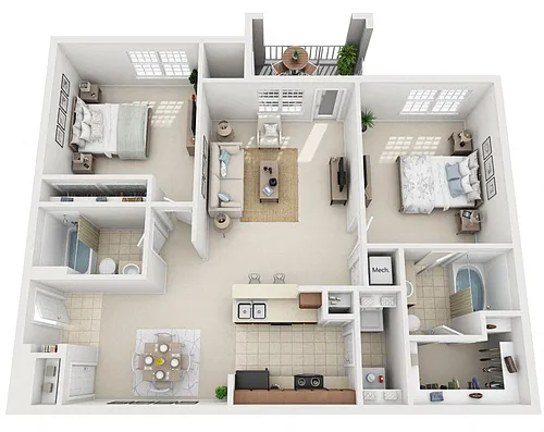 Floor plan B2