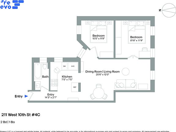 2nd image of 211 W 10th St APT 4C