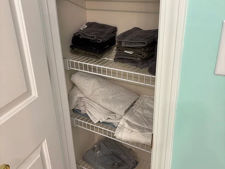 guest bath linen closet