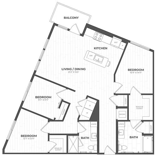 Floor plan C1 ADA