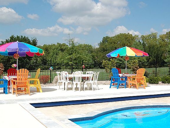North end of pool
