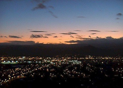 City lights view
