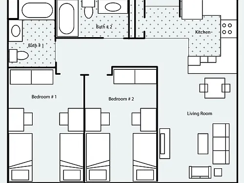 Floor plan 2X2