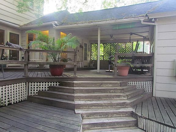 View of partial decking