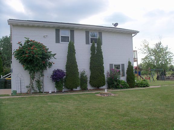 East side of house