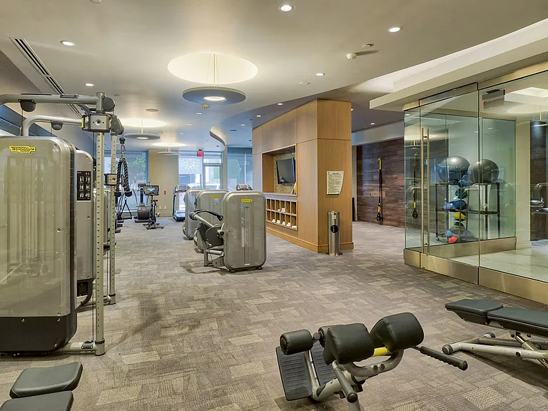 24/7 fitness center with Technogym equipment