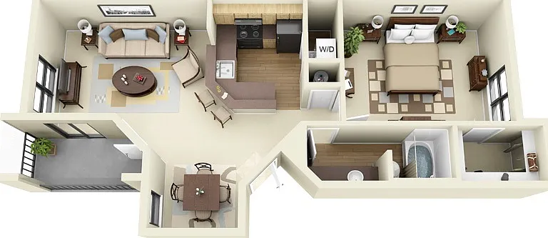 A3 floor plan Plantation Colony