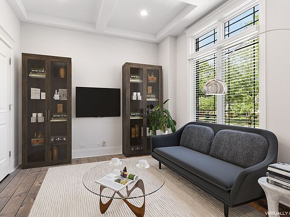 Staged as an office, this first floor bedroom offers versatility for family and guests!
