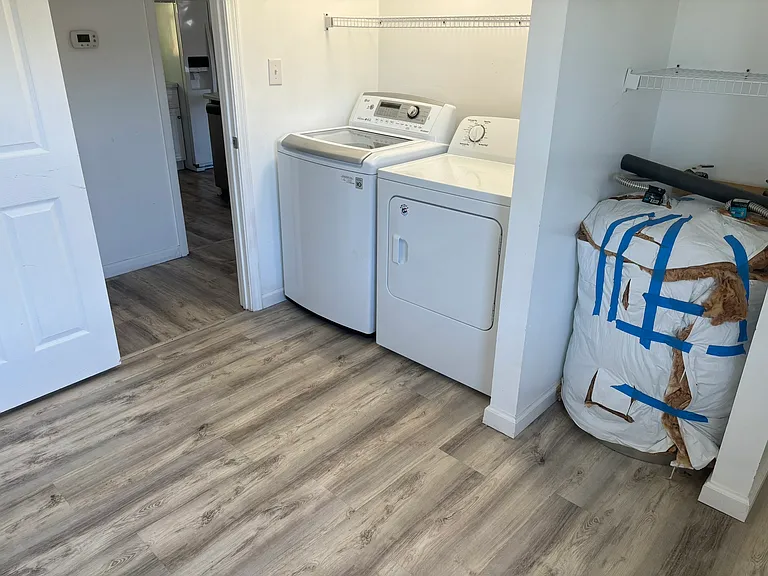 Laundry room/flex space is big enough for office, tv room, etc.