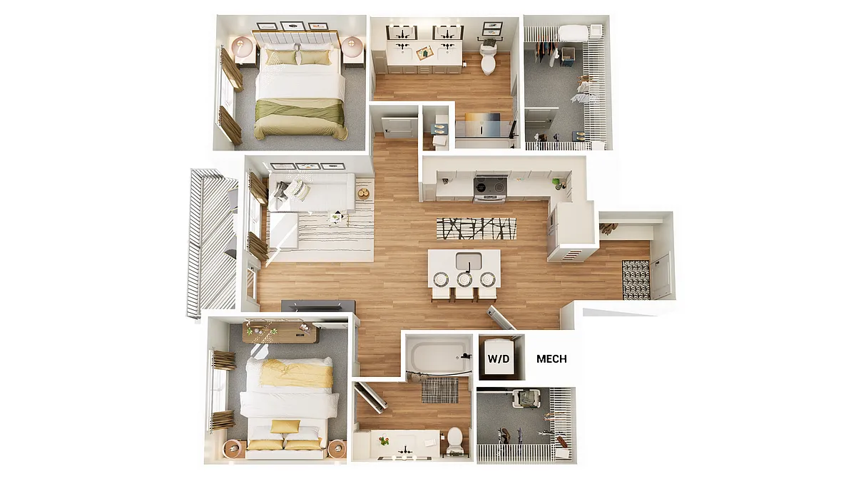 Floor plan B2A