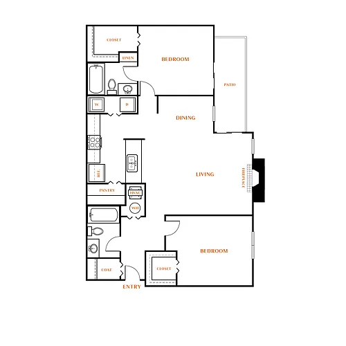 Floor plan B2 Traditional