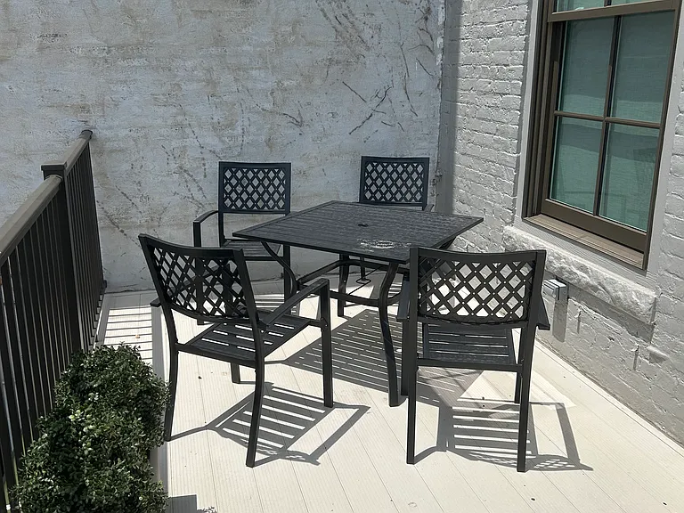 Private patio