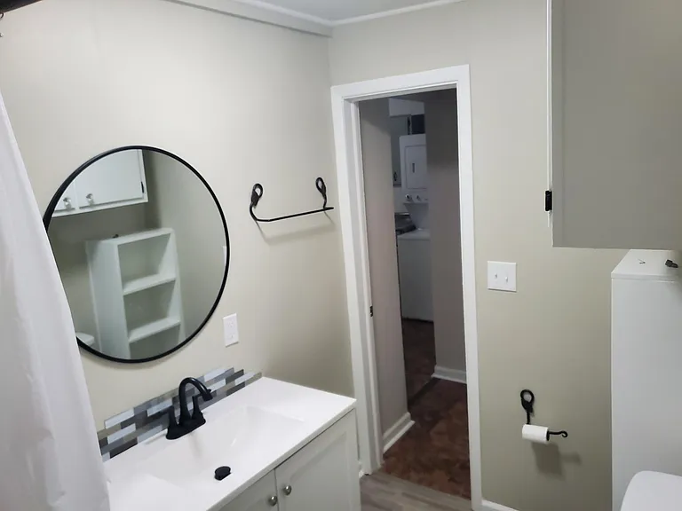 Bathroom with extra storage