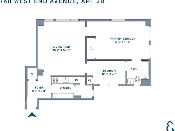 2nd image of 760 W End Ave APT 2B