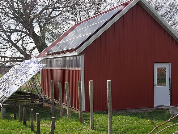 New solar/garden shed
