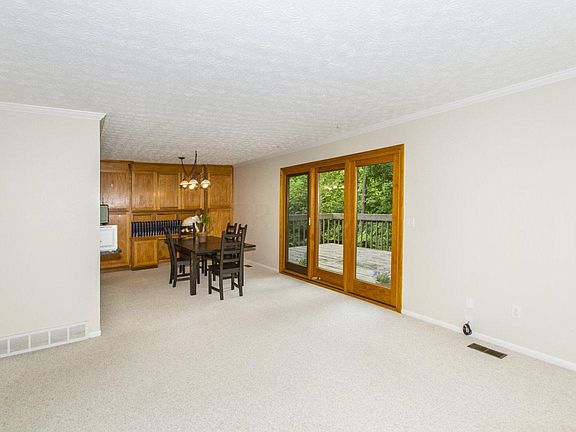 living room and dining room
