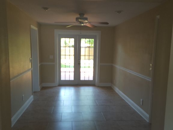 French doors/ family room