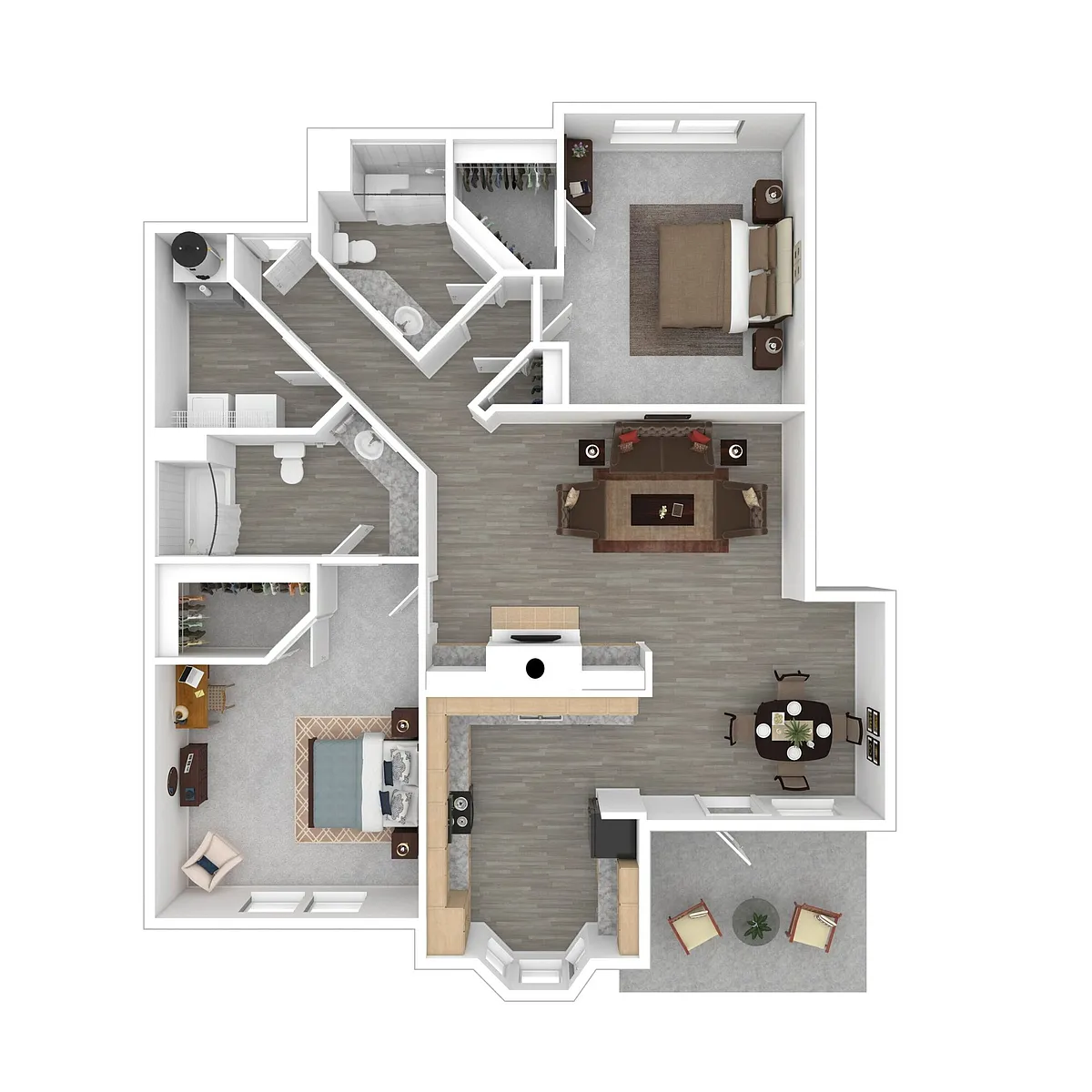 Floor plan Brookside II