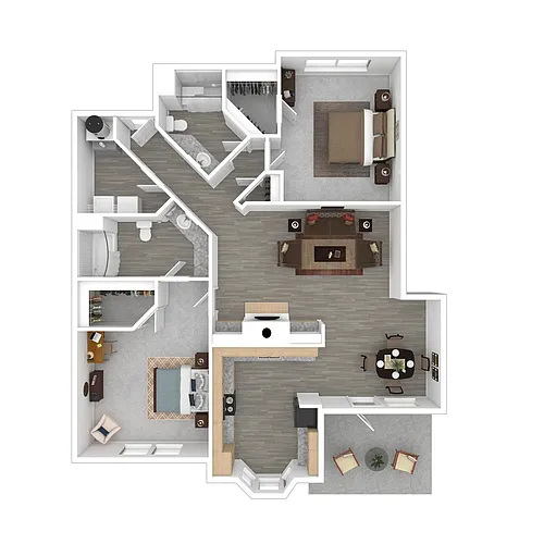 Floor plan Brookside II