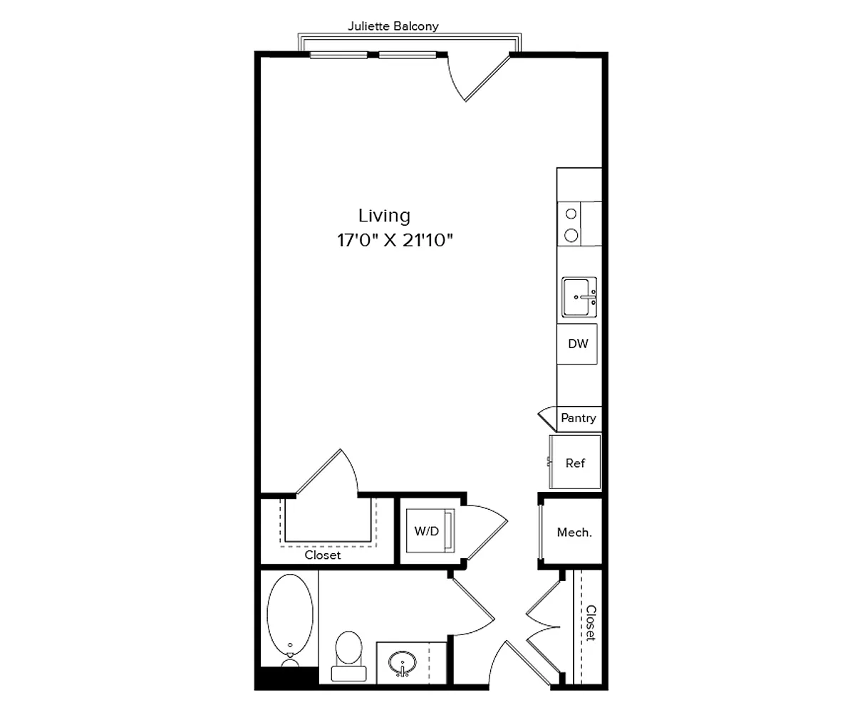 Floor plan S1-587