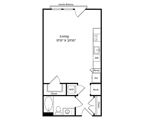 Floor plan S1-587