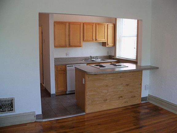 Living Room View into Kitchen