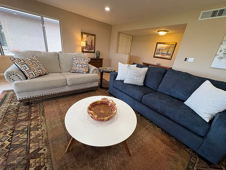 Queen sofa/sleeper and loveseat