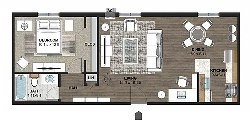 Floor plan The Ruby