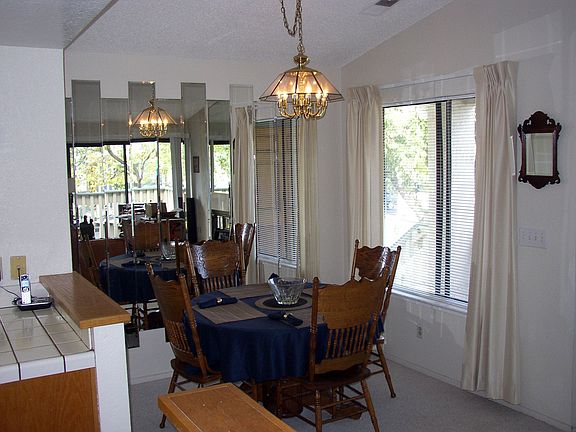 Separate dining area 