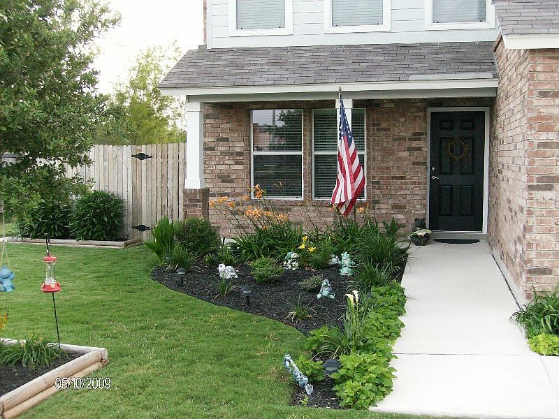 Front Door/Flower Bed