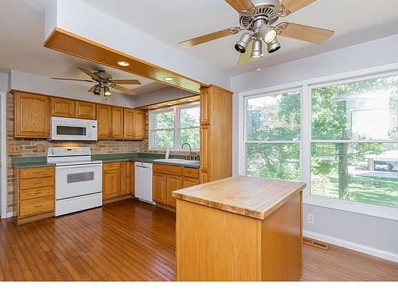 Kitchen with Hardwood Flooring
