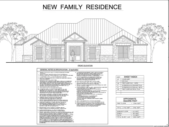 169 GENTLE BREEZE LOT 18, Floresville, TX 78114