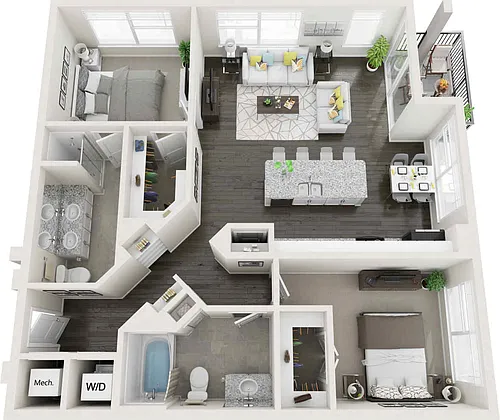 Floor plan B2