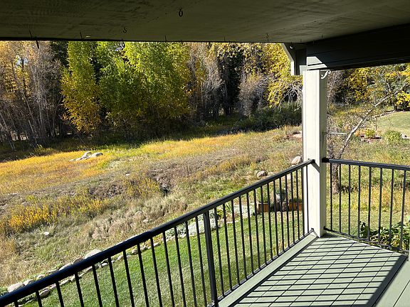 peaceful open space from covered deck