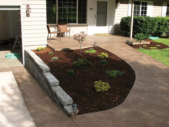 front patio and walkway