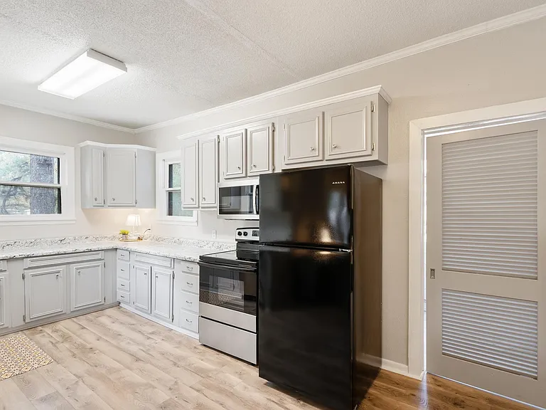kitchen and door to laundry room